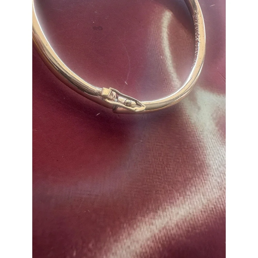 Kate Spade New York‎ Sailor Knot Bangle Bracelet Rose Gold Tone Hinged Clasp